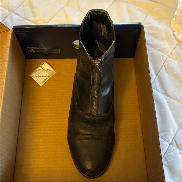 Scout Women's Black Zip Paddock Boots - Picture 3 of 5